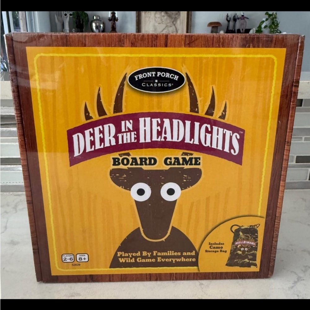 Front Porch Classics "Deer in the Headlights" Card & Dice Game | New | Ages 8+